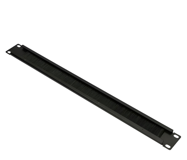 ExtraLink  Organizer kabli 19" 1U szczotkowy (czarna) - 1323221 - zdjęcie 2